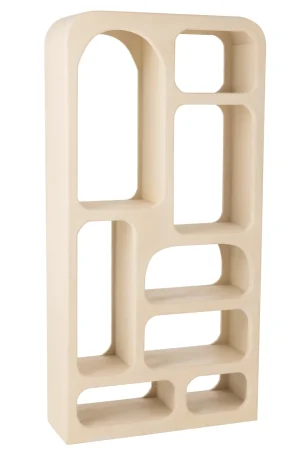 Étagère Bois De Manguier Beige