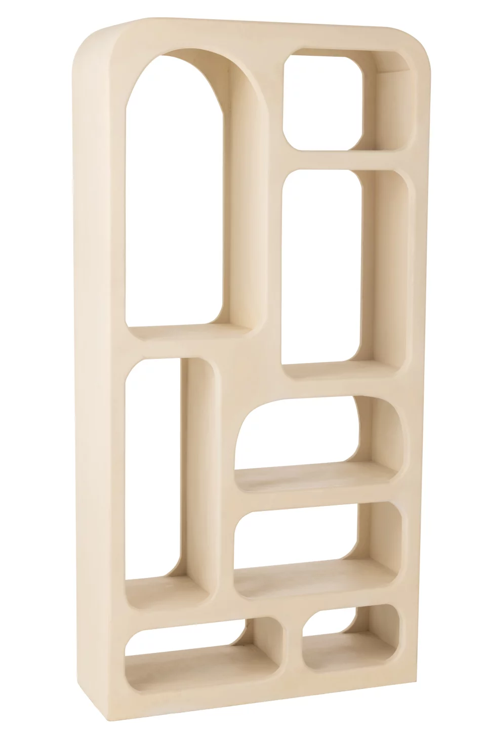 Étagère Bois De Manguier Beige