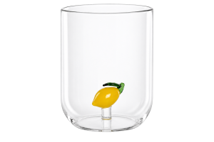 VERRE BOROSILICATE 8X8X10 380ML FRUIT 3D