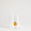 Verre motif citrouille