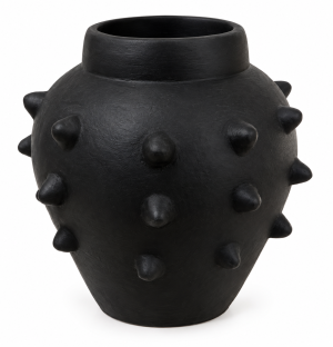 Jarre terre cuite Noir 30xd15cm