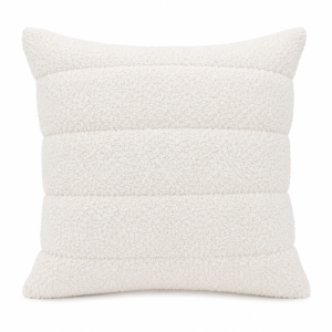 Coussin blanc moumoute 45x45cm