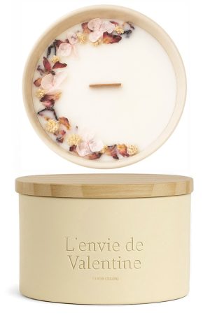 375g Bougie parfumée avec boite en céramique- COCO CILOU