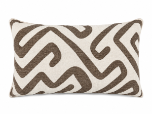 Coussin motif rectangulaire 45x22