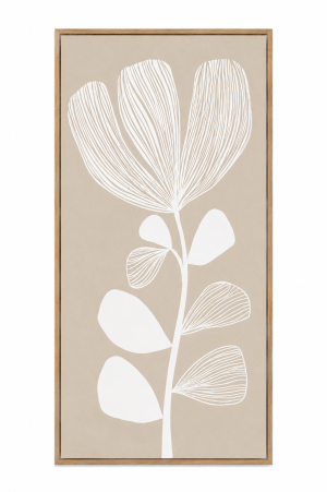 TABLEAU LIN PS 42,5X2,8X82,5 FLEUR RELIEF