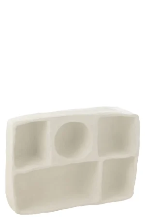 Alternative view of ÉTAGÈRE MURALE Papier mâché blanc · Grand modèle