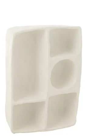 ÉTAGÈRE MURALE Papier mâché blanc · Grand modèle – Image 4