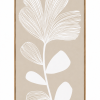 TABLEAU LIN PS 42,5X2,8X82,5 FLEUR RELIEF