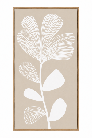 TABLEAU LIN PS 42,5X2,8X82,5 FLEUR RELIEF