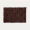 Tapis de salle de bain marron | 50x80 cm