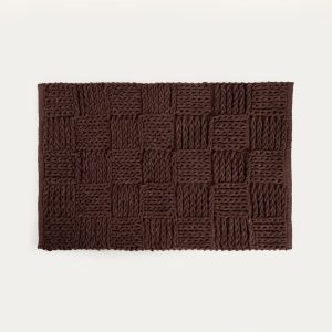 Tapis de salle de bain marron | 50x80 cm