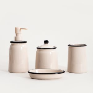 Tasse de salle de bain | CHLOE | céramique | 7,6x10,1 cm