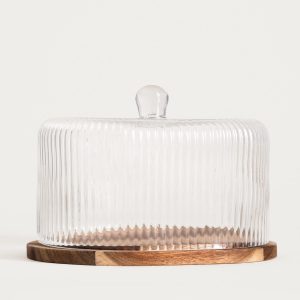 Alternative view of Plateau avec support en acacia | 18,5x27 cm